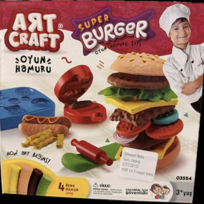 Plasteline Hamburger Art Craft